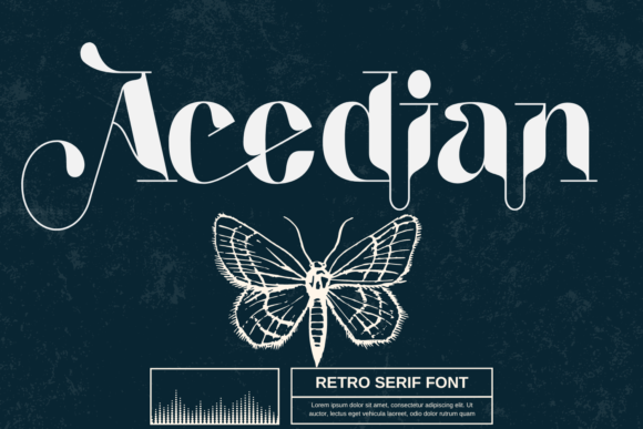 Acedian: A Refined Serif Typeface for Elegant Digital Branding