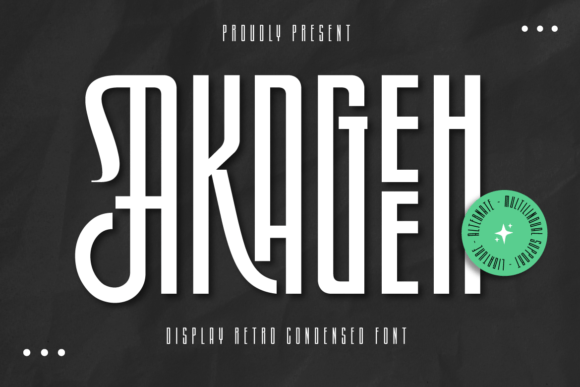 Akageeh: A Bold, Timeless Sans Serif for Handmade Brands
