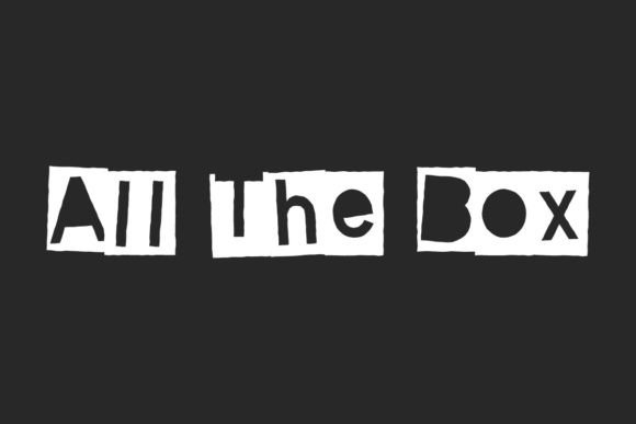 All the Box Font: A Playful, Polished Display Typeface for Small Brands