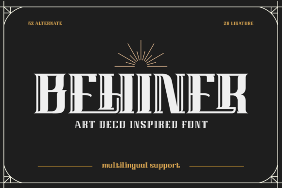 Behiner: A Serif Font That Anchors Your Editorial Voice