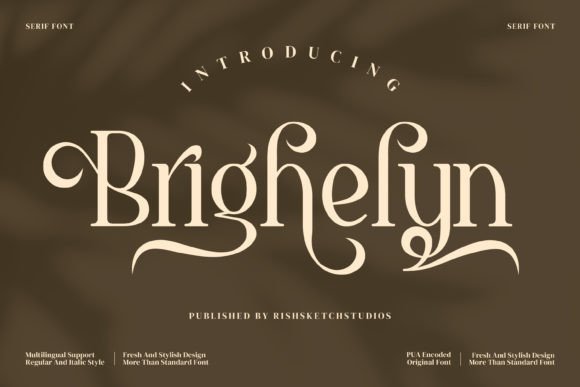 Brigehelyn: A Retro Serif Font That Feels Like Home