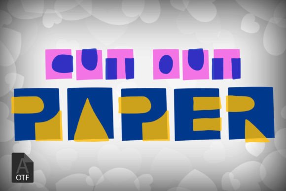 Cut out Paper Font for Bold, Consistent Branding