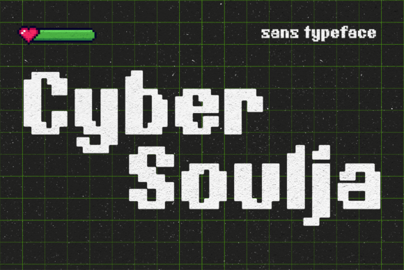 Cyber Soulja: A Retro Sans Serif Font That Elevates Real Business Branding
