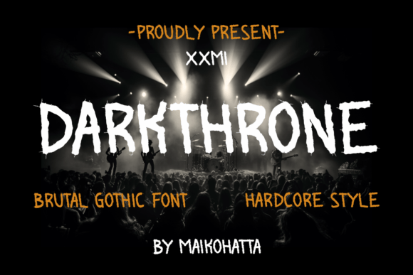 Darkthrone: A Bold Blackletter Font That Elevates Your Brand