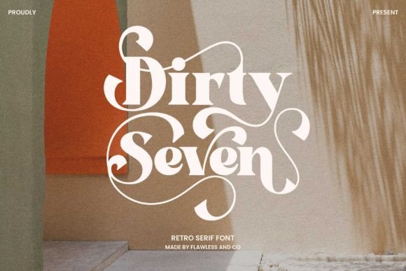 Dirty Seven: A Retro Serif Font That Elevates Real Small Business Branding