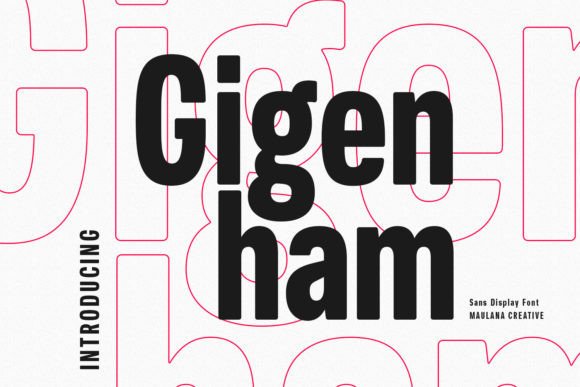 Gigenham: A Retro Sans Serif That Anchors Editorial Calm