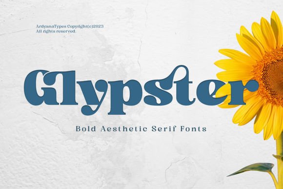 Glypster: A Bold Serif Font That Makes Your Brand Instantly Memorable