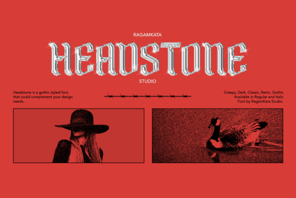 Headstone: A Blackletter Font That Commands Attention