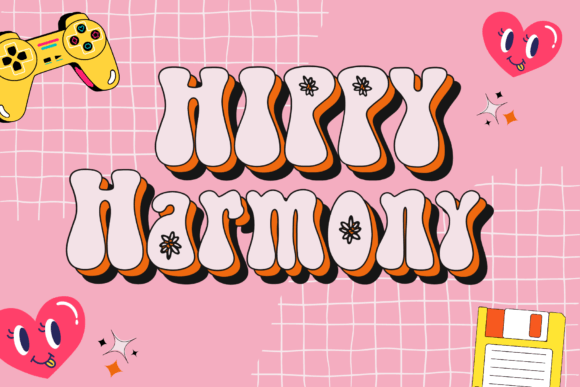 Hippy Harmony: A Decorative Font That Makes Your Brand Feel Alive