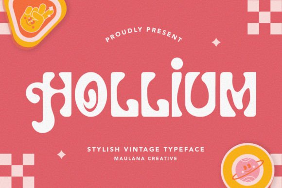 Hollium: A Psychedelic Sans Serif That Actually Works in Branding