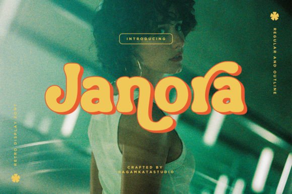 Janora: A Retro Display Serif Font for Distinctive Web Design