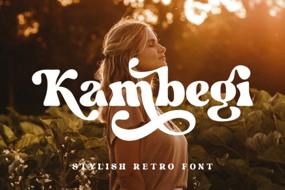 Kambegi: A Bold Retro Serif Font for Modern Brand Identity