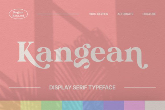 Kangean: A Retro Serif Font That Feels Fresh, Not Fussy
