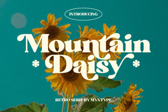 Mountain Daisy: A Thoughtful Retro Serif Font for Brand Design
