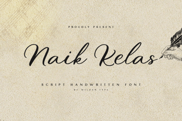 Naik Kelas: A Refined Script Font for Campaign Headlines That Land