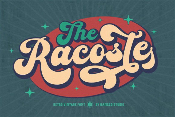 Racoste: A Retro Vintage Lettering Font That Delivers