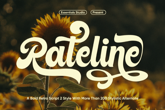 Rateline: A Modern Handwritten Font for Digital Branding