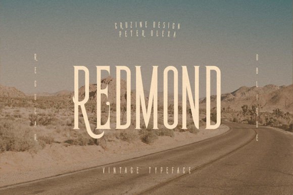 Redmond: A Distinctive Retro Serif Font for Digital Branding