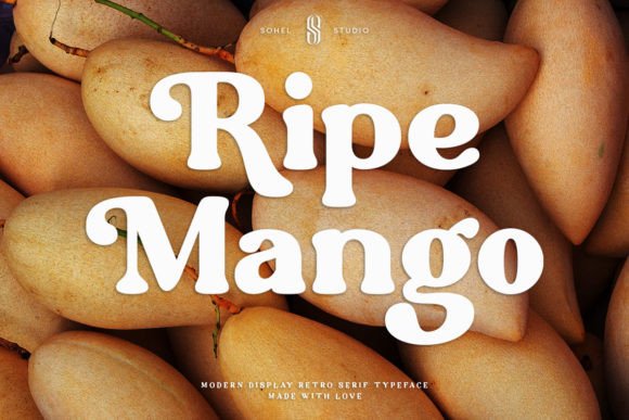 Ripe Mango: A Retro Serif Font for Bold Digital Headlines