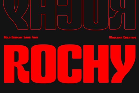 Rochy: A 70s Retro Display Font That Elevates Small Business Branding