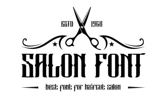 Salon Font: Vintage Charm for Real Small Business Branding