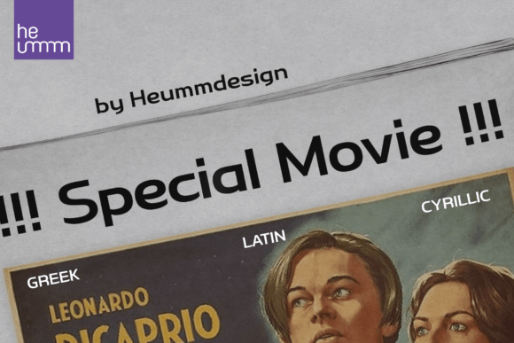 Special Movie: A Retro Sans Serif with Editorial Warmth