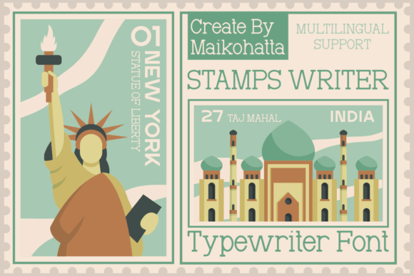 Stamps Writer: A Serif Font That Adds Warmth Without Sacrificing Clarity