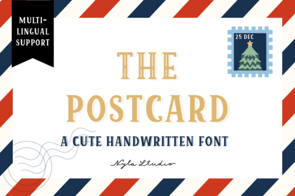 The Postcard Handwritten Font for Crafters & Sellers