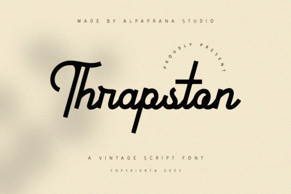 Thrapston: A Handwritten Font That Builds Trust and Charm