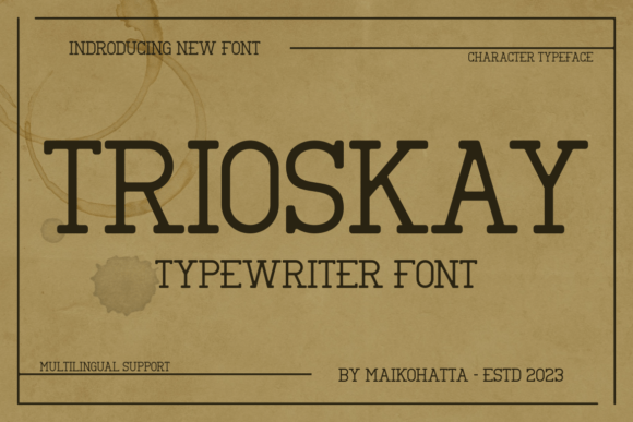 Trioskay: A Serif Font That Adds Warmth and Character to Digital Branding